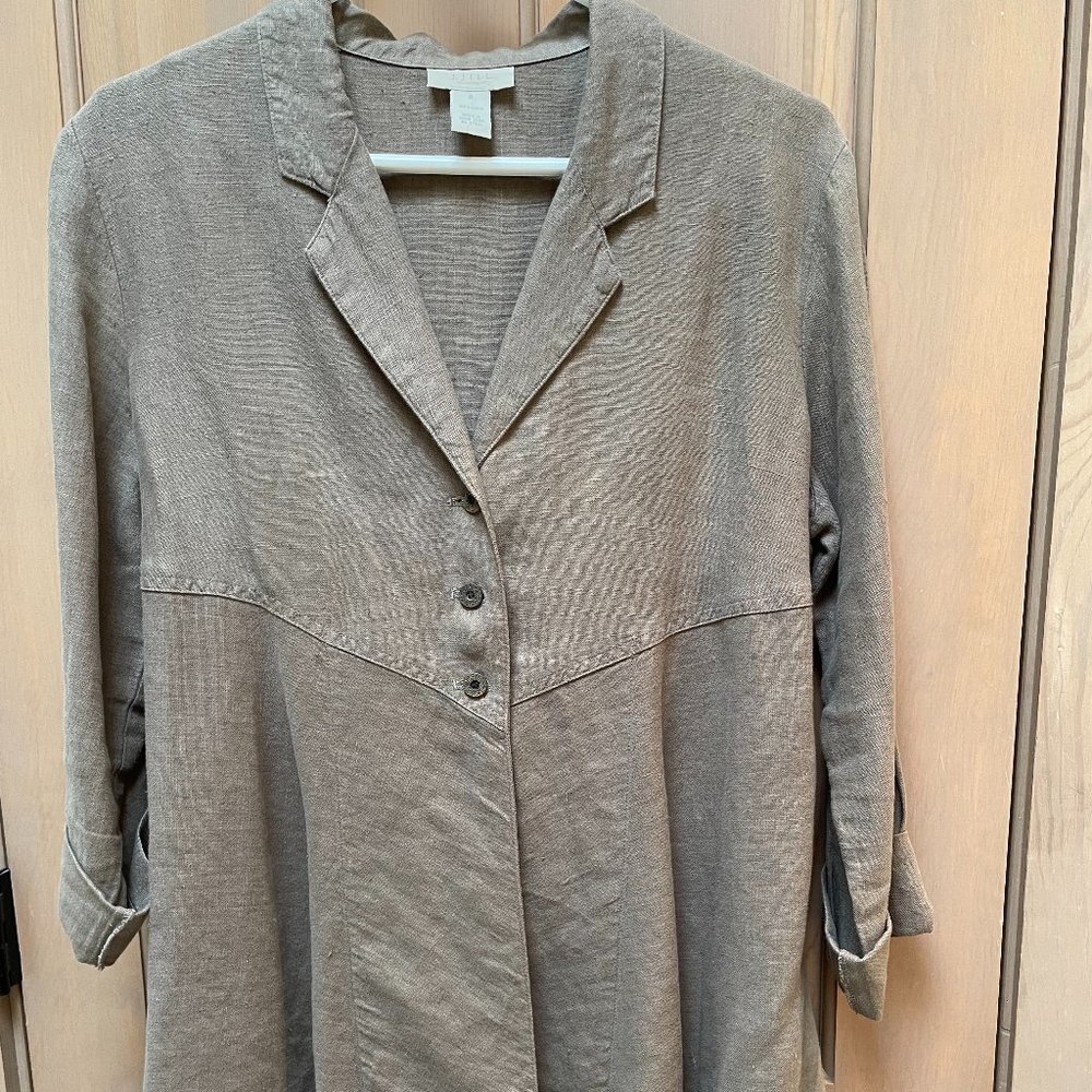 J Jill Linen Jacket - Small